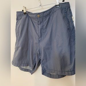 Onia Men’s pinstripe swim shorts